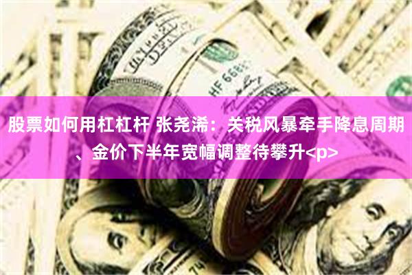 股票如何用杠杠杆 张尧浠：关税风暴牵手降息周期、金价下半年宽幅调整待攀升<p>