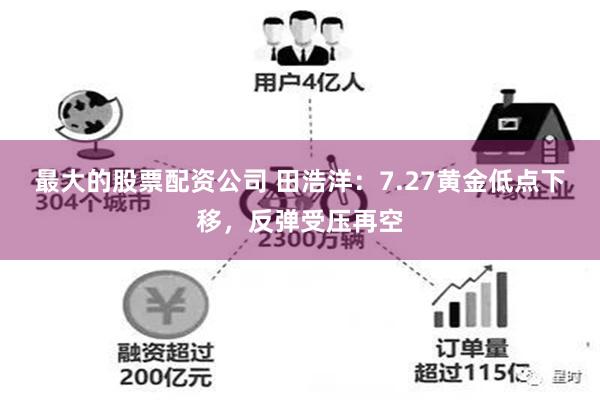 最大的股票配资公司 田浩洋：7.27黄金低点下移，反弹受压再空