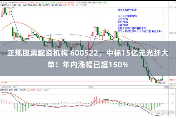 正规股票配资机构 600522，中标15亿元光纤大单！年内涨幅已超150%