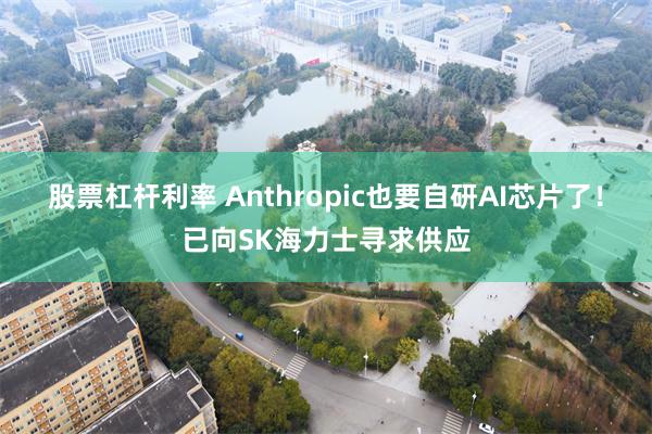 股票杠杆利率 Anthropic也要自研AI芯片了！已向SK海力士寻求供应